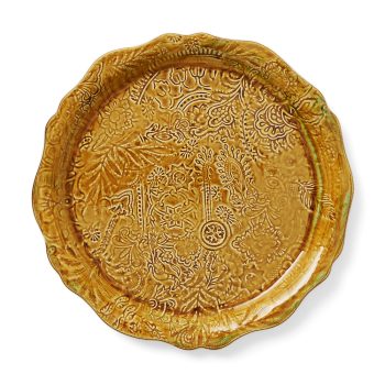Sthål Arabesque Large Round Serving Plate Pineapple