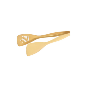 Tablekraft All Purpose Tongs Slotted Gold