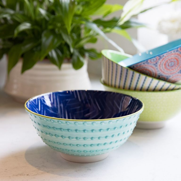 79403 – MIKASA – Does it All Bowl 15.7cm Leafy Indigo – LS – 06