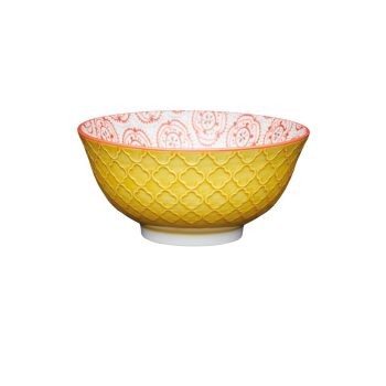 Mikasa Does It All Bowl Yellow Floral 16cm