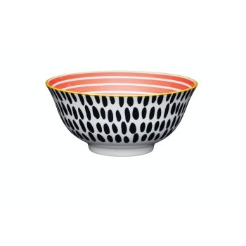 Mikasa Does It All Bowl Red Swirl 16cm