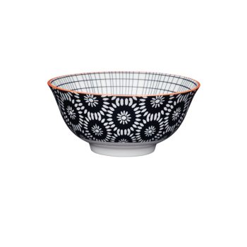 Mikasa Does It All Bowl Black Tile 16cm