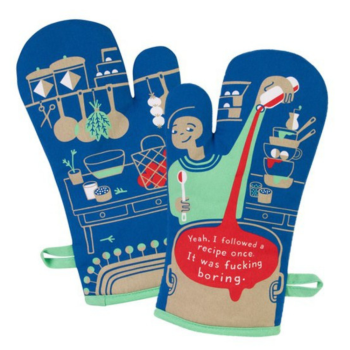 Blue Q Novelty Single Oven Glove 'I Followed a Recipe..'