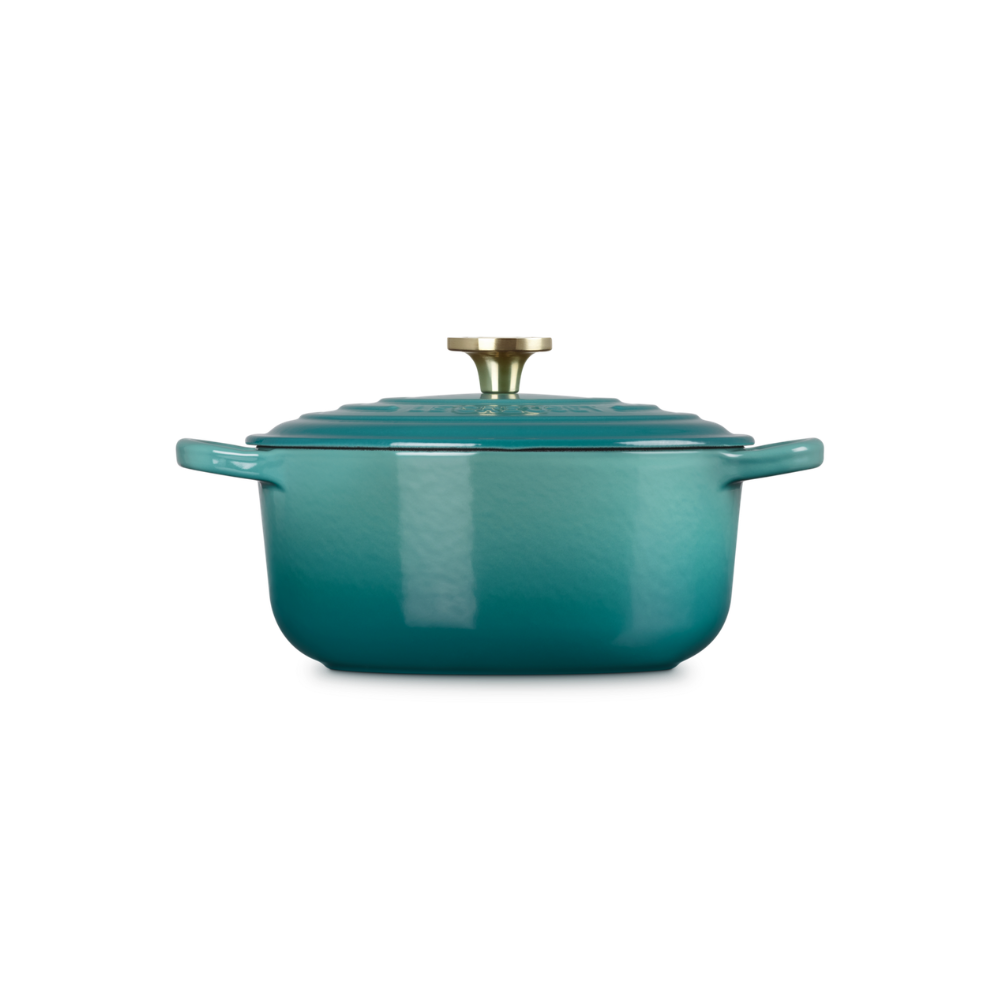 Le Creuset Casserole Round 20cm Bleu Riviera (1)