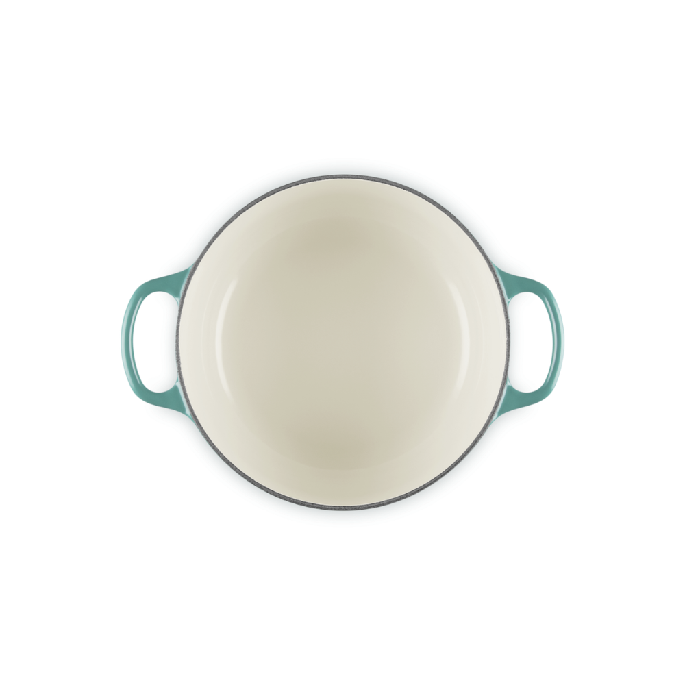 Le Creuset Casserole Round 20cm Bleu Riviera (3)