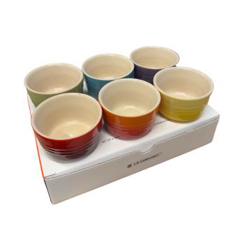 Le Creuset Rainbow Mini Ramekins 100ml Set of 6 (2)
