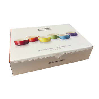 Le Creuset Rainbow Mini Ramekins 100ml Set of 6