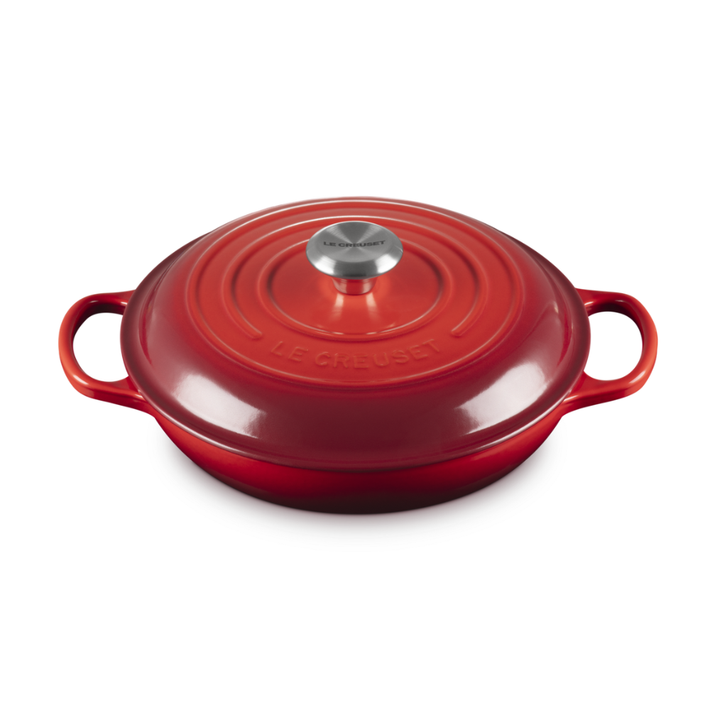 Le Creuset Signature Cast Iron Casserole Shallow 26cm (1)