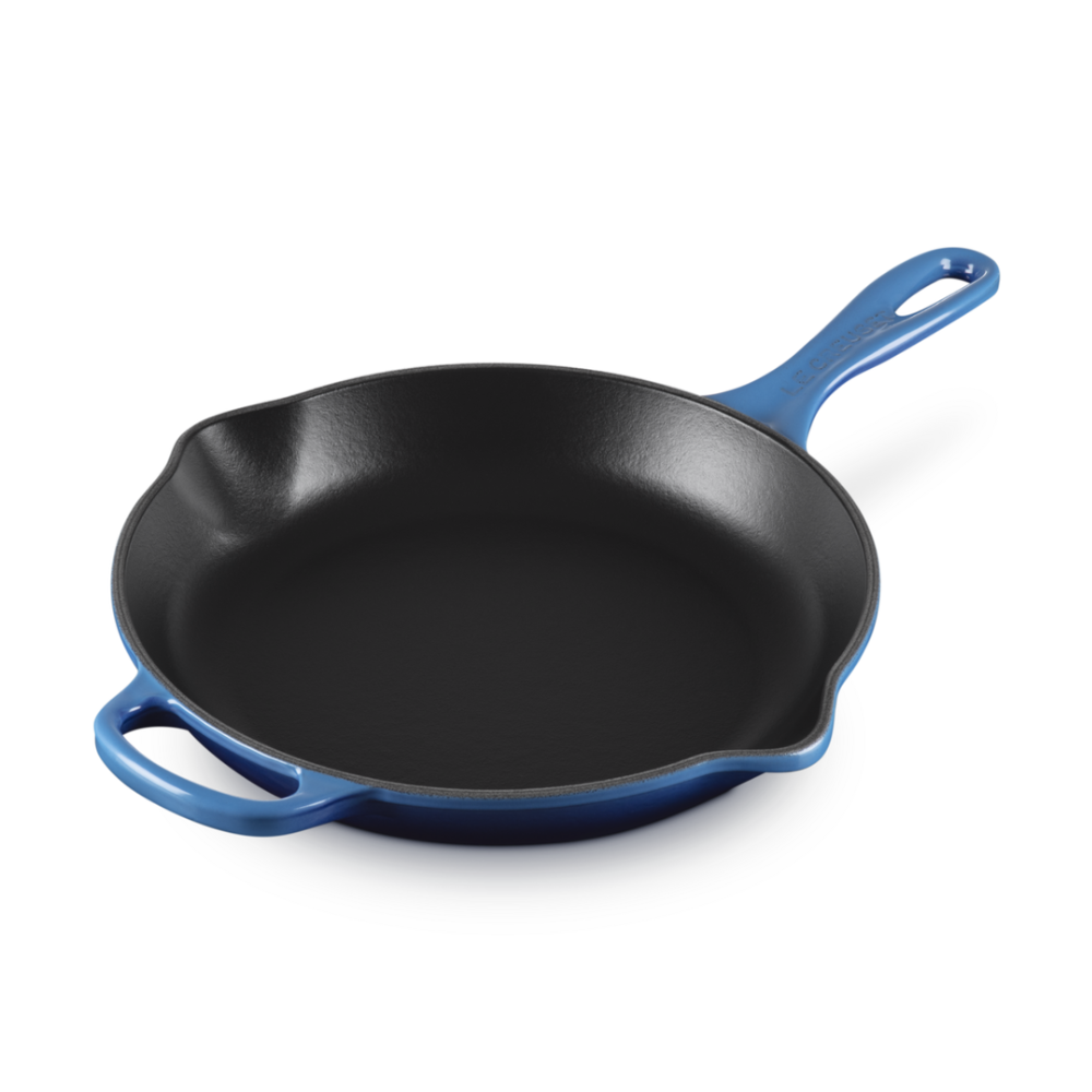 Le Creuset Signature Cast Iron Skillet 26cm Azure Blue