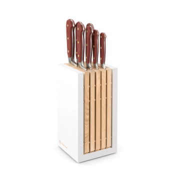 WÜSTHOF Classic Color Tasty Sumac 8-Piece Designer Knife Block Set