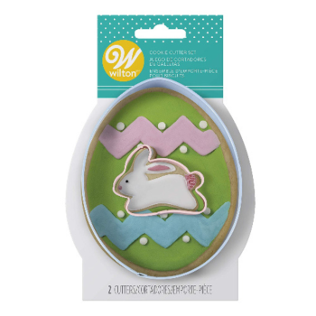 Wilton Egg & Bunny Cutter Set of 2