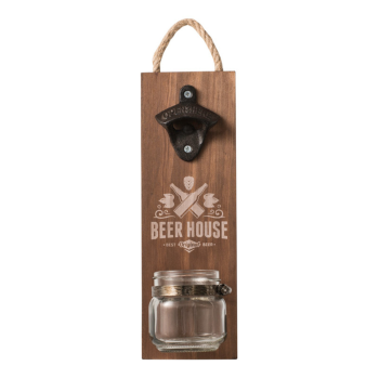Avanti Bottle Opener with Jar Cap Catcher