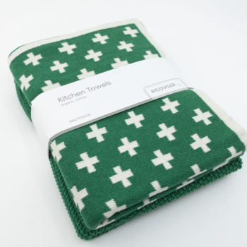 Ecovask 2 Pack Towel Combo Emerald Isles