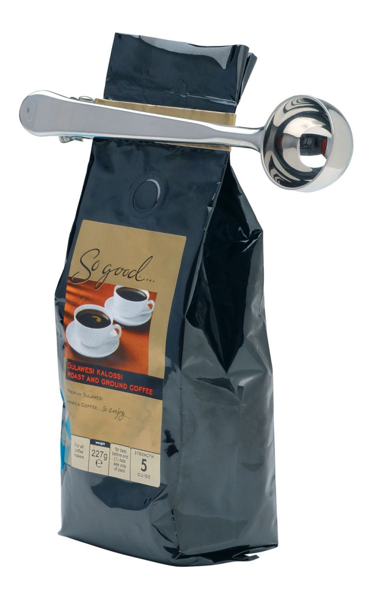 83327 – La Cafetiere – SS Coffee Measure Spoon and Bag Clip – LS – 02