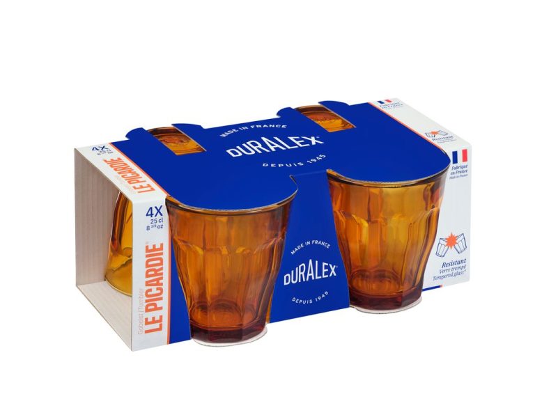 88084 – Duralex – Picardie Amber Tumbler 250ml Set 4 – PK – 01