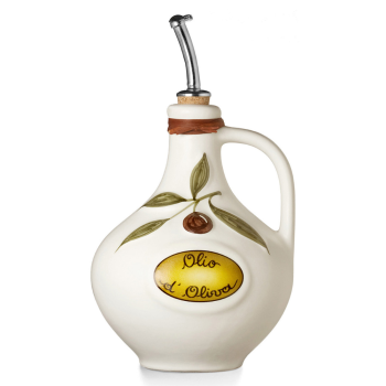 NuovaCER Ceramic Classic Olive Oil Cruet 750ml