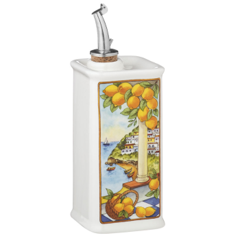 NuovaCER Mediterranean Ceramic Olive Oil Cruet 250ml Sea View