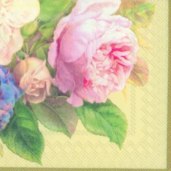 IHR Cocktail Napkin Fairy Rose Cream