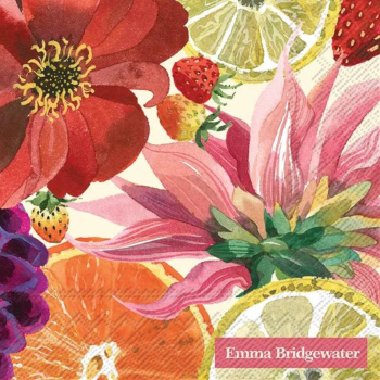 IHR Cocktail Napkin Fruits and Flowers Emma Bridgewater