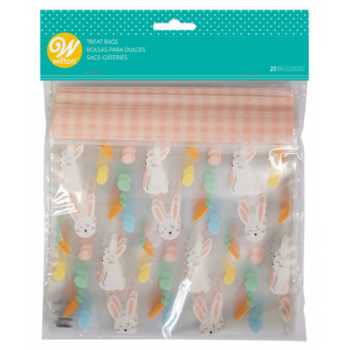 Wilton Resealable Treat Bag Bunny 20 Pack