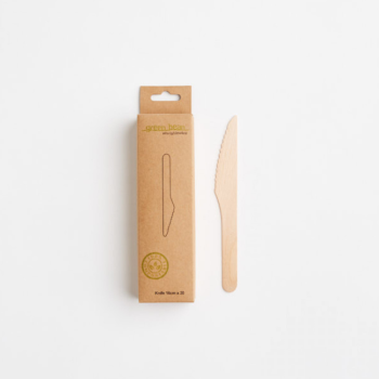 Green Bean Birchwood Cutlery Set of 20 (6 Variations) - Knife - 16cm