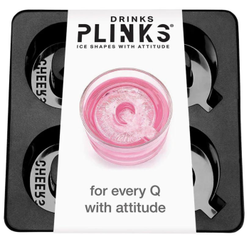DrinksPlinks Ice Cube Tray Letter Q