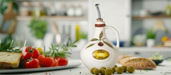 NuovaCER Ceramic Classic Olive Oil Cruet 750ml Lifestyle