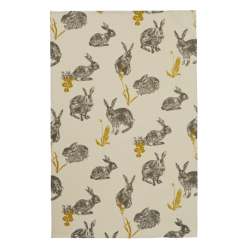 Rabbit Tea Towel