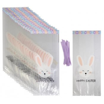 Wilton Resealable Treat Bag Hoppy Easter 20 Pack