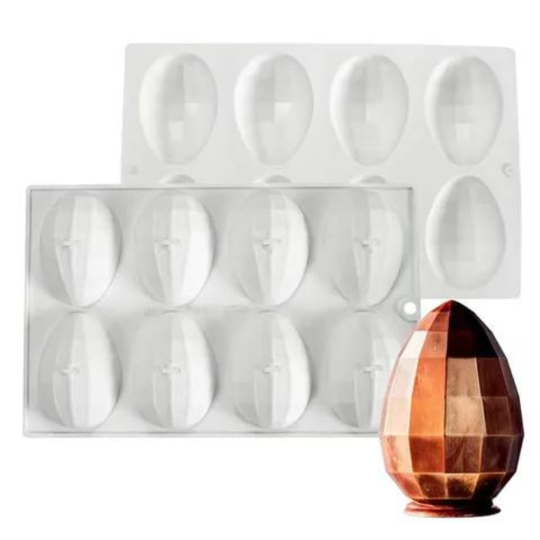 Small Facet Egg Mould (1)