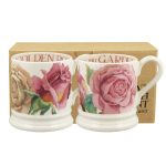Emma Bridgewater Roses All My Life 1/2 Pint Mug Set of 2