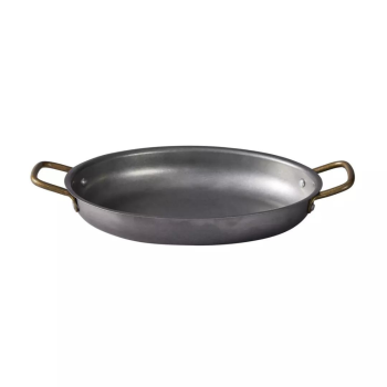 Moda Vintage Stainless Steel Oval Serving Dish Small