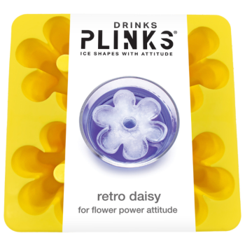 DrinksPlinks Ice Cube Tray Daisy Yellow