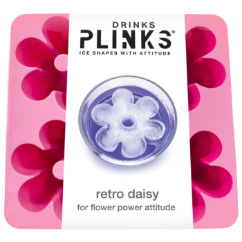 DrinksPlinks Ice Cube Tray Daisy Pink
