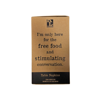 Karen Design Paper Napkins Pack of 20 Only Here For The Food