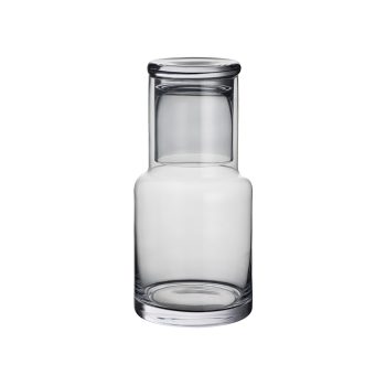 Pure Britt Glass Water Carafe & Tumbler Grey