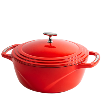 Lodge Enamel Cherry 7.5 Qt