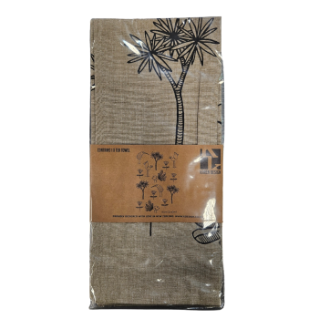 Karen Design Tea Towel Natural NZ Birds
