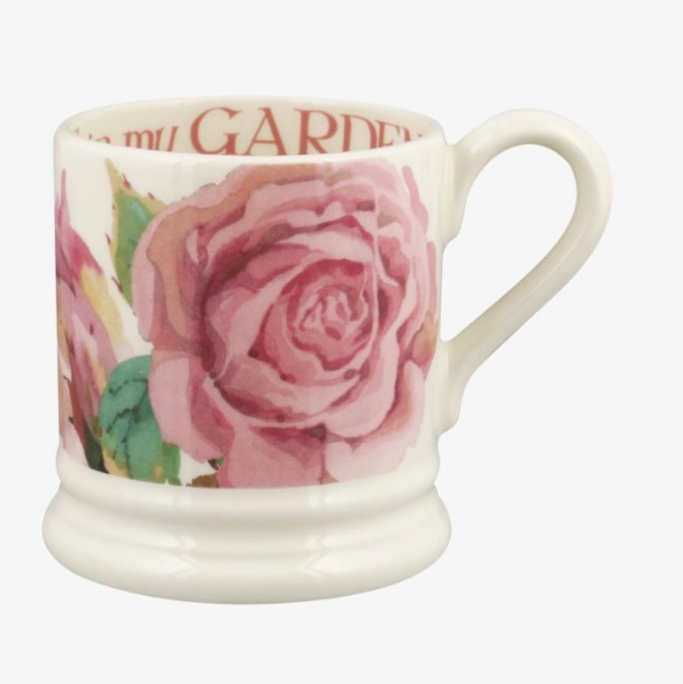 Roses All My Life Half Pint Mug Front