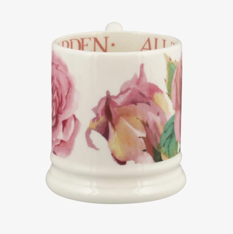 Roses All My Life Half Pint Mug Side