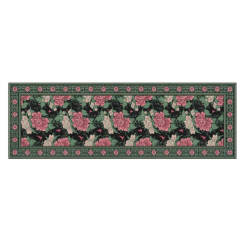 Beija Flor Bloomin' Marvellous Blush Green Table Runner