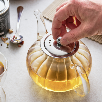 14827 AVANTI DAHLIA GLASS 800ML TEAPOT (1)