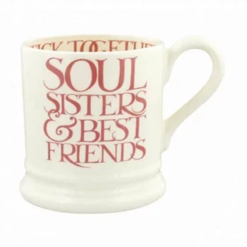 Emma Bridgewater Pink Toast 1/2 Pint Mug Soul Sisters