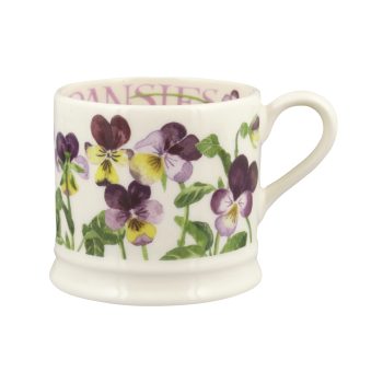 Emma Bridgewater Flowers Heartease Pansies Small Mug