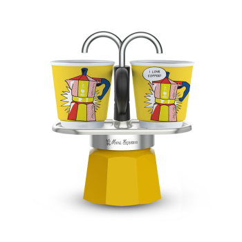 Bialetti Mini Express Lichtenstein 2 Cup Set