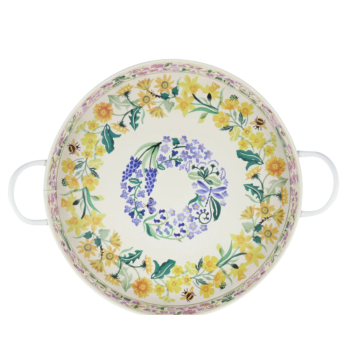 Emma Bridgewater Wild Flower Round Tray with Handles 40cm