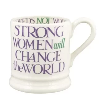Emma Bridgewater Purple Toast 1/2 Pint Mug Change Our World