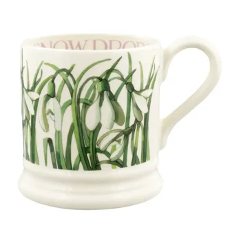 Emma Bridgewater Flowers Snowdrop 1/2 Pint Mug