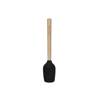 KitchenAid Mini Spoon Spatula Silicone with Maple Wood Handle 22cm