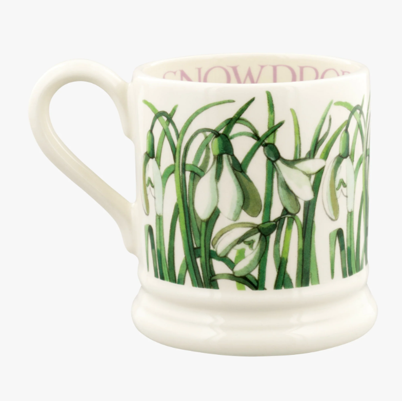 Snowdrops Mug Side